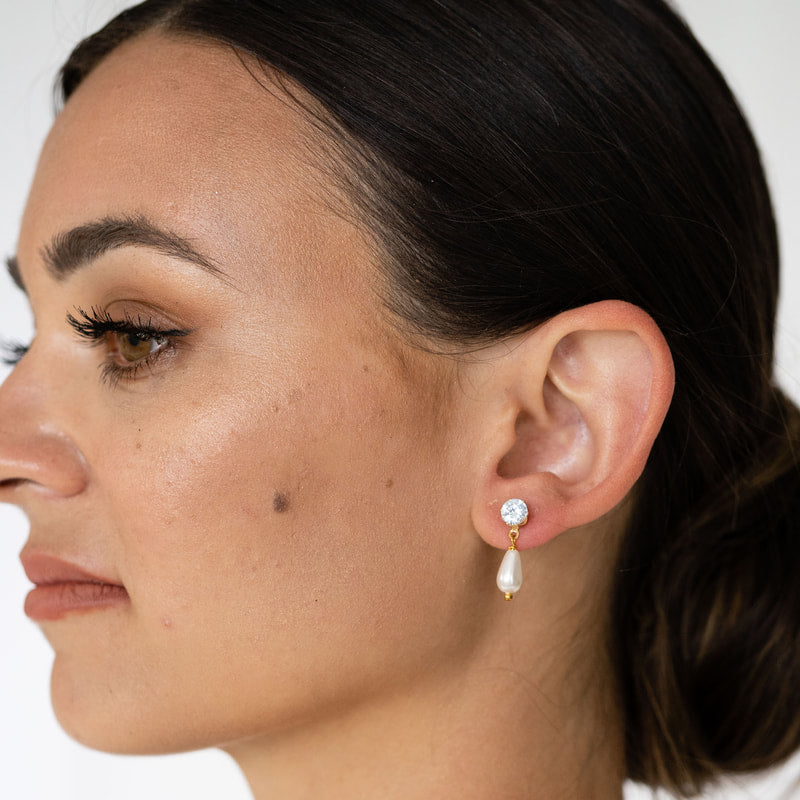 Pear teardrop earrings